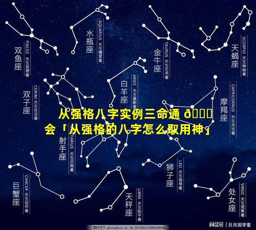 从强格八字实例三命通 🐝 会「从强格的八字怎么取用神」